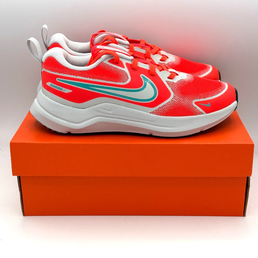 Nike Cosmic Runner (GS) Shoes Youth 3.5Y Bright Crimson Teal Running HM4402 600